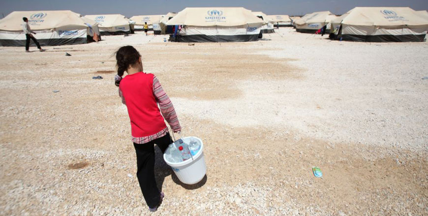 Over 70,000 officially registered Syrian refugee children were out of school as of last year in Jordan, according to data published on UNHCR's website  (Photo courtesy of UNHCR website)