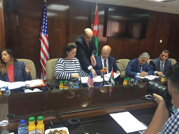 Jordan and the US on Wednesday sign two grant agreements worth $166 million to rehabilitate Amman’s second main water resource and install smart metres to slash water loss (Photo courtesy of Ministry of Water and Irrigation)
