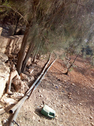 The water that was being pumped for the irrigation of crops and other usages is more than the amount of drinking water needed for a whole district (Photo courtesy of Ministry of Water and Irrigation)