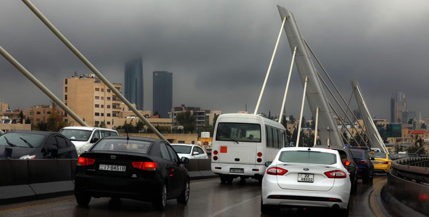 Cold and rainy weather conditions will prevail on Wednesday with more depressions expected on Thursday and during the weakened, according to the Jordan Meteorological Department (JMD) (Photo by Osama Aqarbeh)