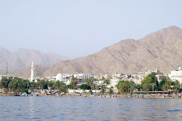 A view of the coastal city of Aqaba, located some 330 kilometres south of the capital (File photo)