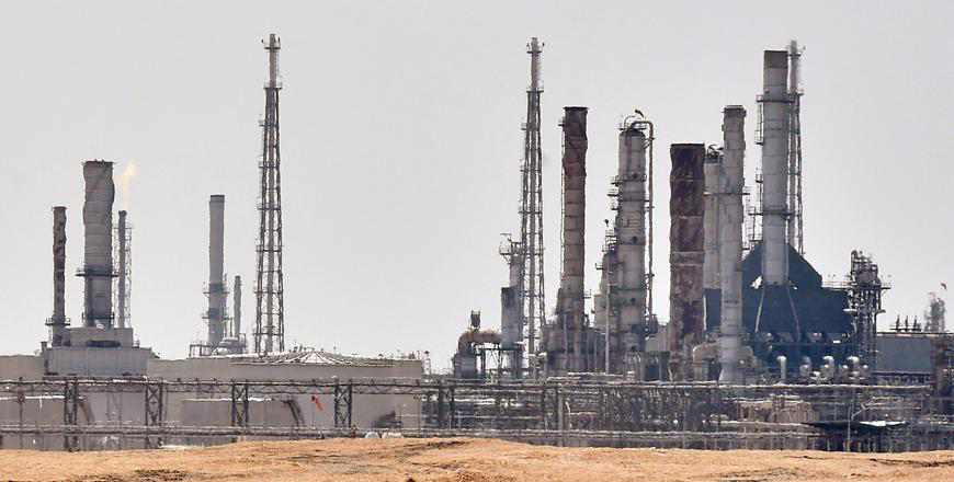 This photo, taken on September 15, 2019, shows an Aramco oil facility near Al Khurj area, just south of the Saudi capital Riyadh (AFP file photo)