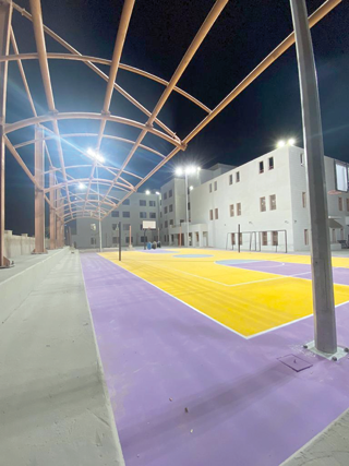A view of a newly built school as part of the Education Ministry’s strategic plan for the next 10 years (Photo courtesy of Ibrahim Samamah)