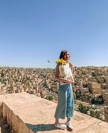 Travelling does not always have to be expensive if you travel on a budget, according to Dolly Dib, a Jordan based travel blogger (Photo courtesy of Dolly Dib Instagram page)