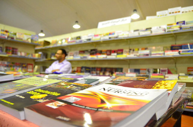 This photo was taken at the Amman International Book Fair in 2012. As of yet, no decisions have been made about holding the fair this year, according to its manager (JT file photo)