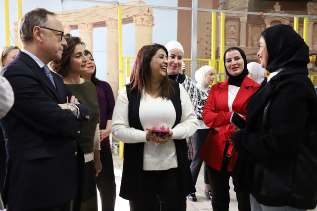 Dutch Ambassador Harry Verweij conducts a visit to meet with several beneficiaries of “Resilience through Livelihood Support for Vulnerable Syrian Refugees and Host Communities across Jordan” (Photo courtesy of the Dutch embassy)
