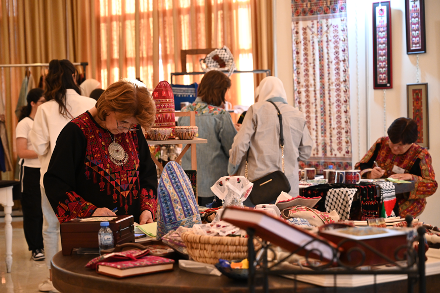 The 13th Palestinian Cultural Exhibition held under the title ‘My Heritage is My Identity’ came to a close Saturday (Photo by Pascal Studer)