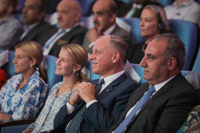 HRH Prince Feisal attends the first screening of the short film ‘Abia’ at Generations For Peace headquarters in Al Hussein Youth City in Amman on Wednesday (Photo courtesy of GFP)