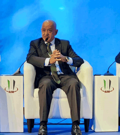 President of the Jordan Chamber of Commerce Khalil Hajj Tawfiq at the Annual Investment Meeting (AIM Global 2023) in Abu Dhabi (Petra photo)