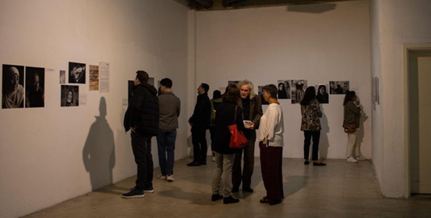 The opening of the Image Festival Amman at Zara Centre in Amman on April 10, 2024 (Photo by Hanna Davis)