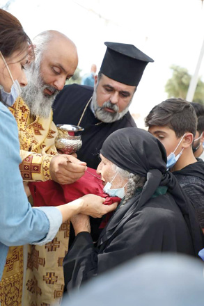A Mass was celebrated at the Tel Mar Elias site in Ajloun Governorate to commemorate the birth of Prophet Elias on Friday (Photo courtesy of JTB)