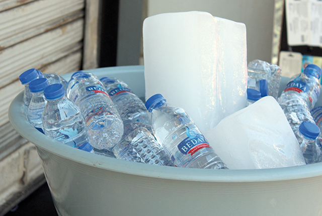 The public reminded to maintain hydration throughout the expected heat wave  (Photo by Taija PerryCook)