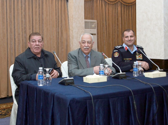 Royal Court Chief Yousef Issawi on Thursday met with Balqa tribes in Amman, in implementation of His Majesty King Abdullah's directives to meet tribes and follow up on their needs and demands (Petra photo)