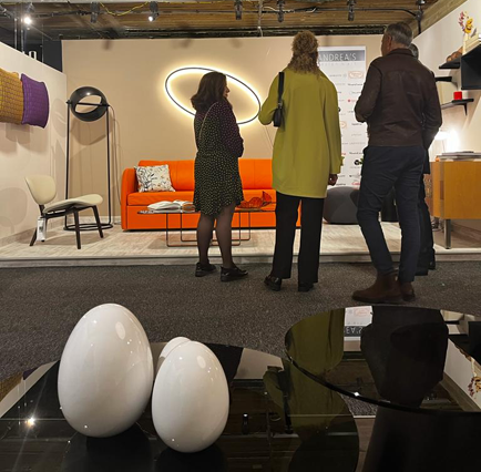 Visitors are seen browsing the products on display during the launch of the seventh Italian Design Day at the Zara Centre in Amman on Tuesday  (Photo by Tara Lumley-Savile)