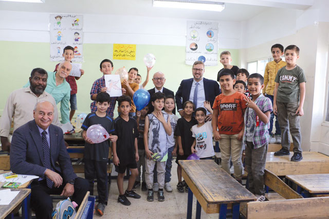 Okuyama emphasises UNRWA’s contribution to support and provide essentially critical services to the Palestinian refugees across the region (Photo courtesy of the Embassy of Japan)
