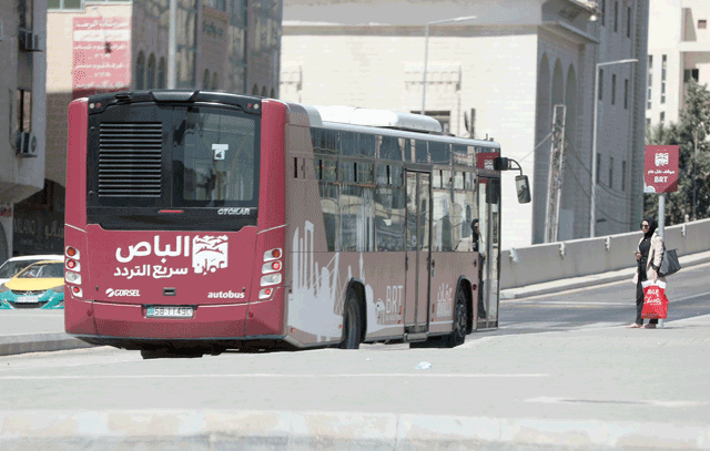 The Greater Amman Municipality is to launch five new Bus Rapid Transit routes on Sunday (JT file photo)