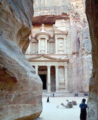 A view of the rose-red city of Petra, some 220km south of Amman (File photo)