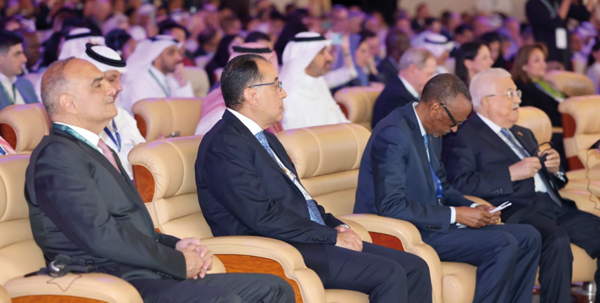 Prime Minister Bisher Khasawneh on Sunday attends the opening of the special session of the World Economic Forum in Riyadh, Saudi Arabia (Petra photo)