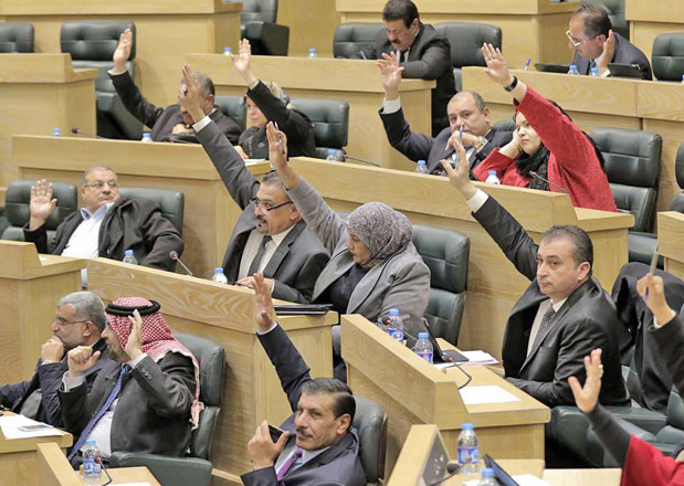 The Lower House on Tuesday decided to hold an oversight session to discuss the government’s recent decision to increase tax on commodities, services and medicines (Photo by Osama Aqarbeh)