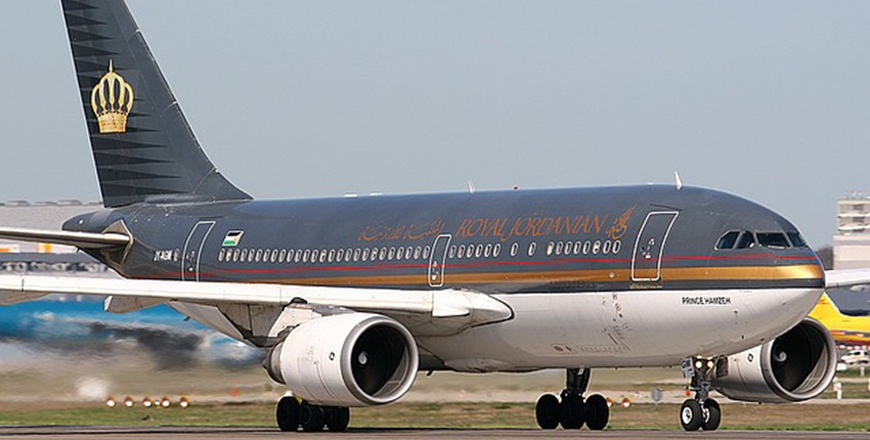 Royal Jordanian Airlines announces that it will operate three flights on Monday Tuesday and Wednesday to transport Jordanians wishing to return from Beirut to Amman (Petra photo)