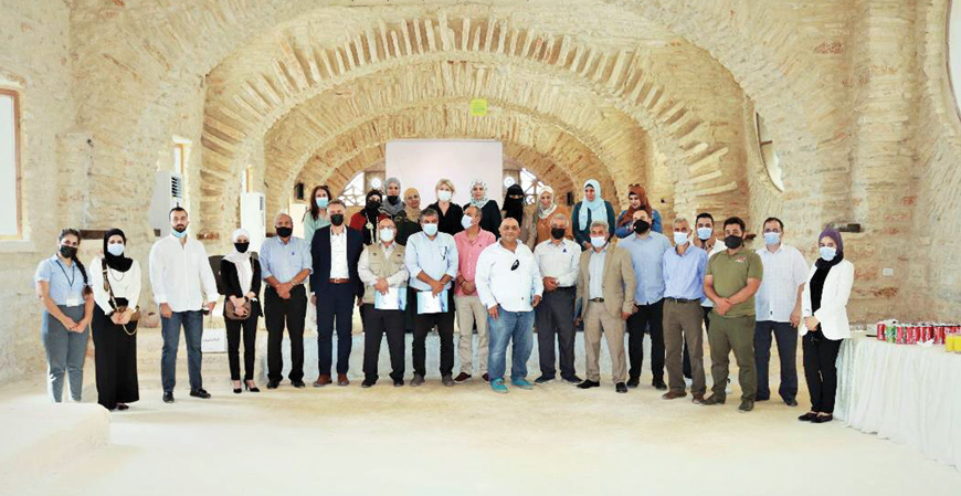 Participants pose for a group photo during the launch of ‘Orange Knowledge Programme’ on Sunday (Photo courtesy of JAEA)