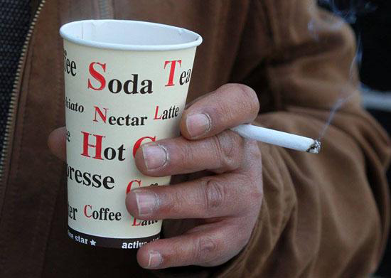 Smoking accounts for 80 per cent of lung cancer cases and related deaths in Jordan, according to the King Hussein Cancer Foundation (File photo)