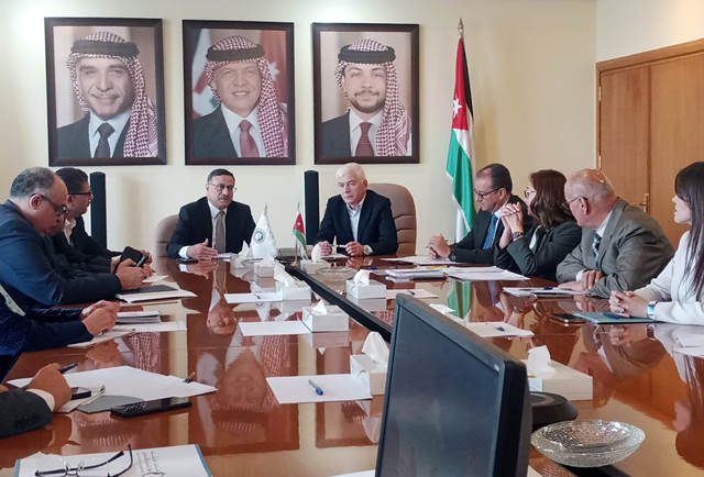 The Social Security Investment Fund (SSIF) on Saturday holds meetings with key financial institutions, including the Securities Commission, the Amman Stock Exchange (ASE) and the Securities Depository Centre (Petra photo)