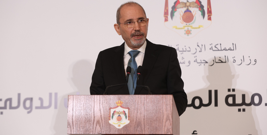 Deputy Prime Minister and Minister of Foreign Affairs Ayman Safadi on Wednesday says Israeli escalation remains ongoing and dangerous (Photo courtesy of Foreign Ministry)