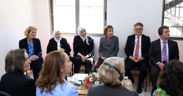 HRH Princess Basma bint Talal inaugurates on Wednesday a newly established shelter for abused women (Petra photo)