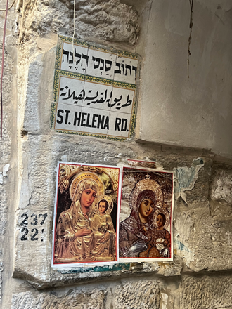 Street signs of Jerusalem have become a linguistic archaeology, with layers of history (Photo by Sophie Constantin)