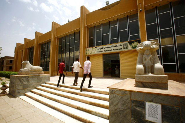 Khartoum's national museum in the Sudanese capital in 2017 (AFP photo)