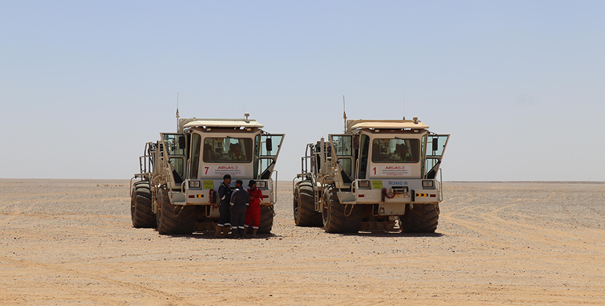Jordan on Monday launches a high-resolution 3D seismic survey covering 4,285 square kilometres in the eastern Jafr region of Maan Governorate (Petra photo)