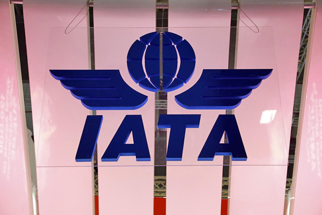 The International Air Transport Association (IATA) logo is seen at the International Tourism Trade Fair ITB in Berlin, Germany, on March 7, 2018 (Reuters photo)