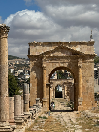 The North Arch in the ancient city of Jerash (Photo by Sophie Constantin)