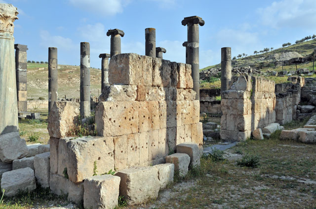 The so-called Church ‘E’ in Abila, one of the sites covered by the research (Photo courtesy of Julia Burdajewicz)