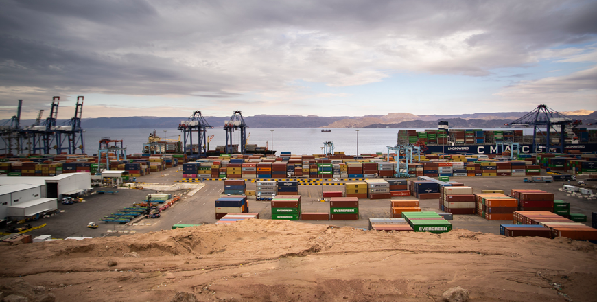 The number of certificates of origin issued by the Amman Chamber of Commerce for the export of goods and commodities to Arab and foreign countries rises by 26.2 per cent during the first quarter of 2025 (Photo courtesy of the Aqaba Container Terminal)