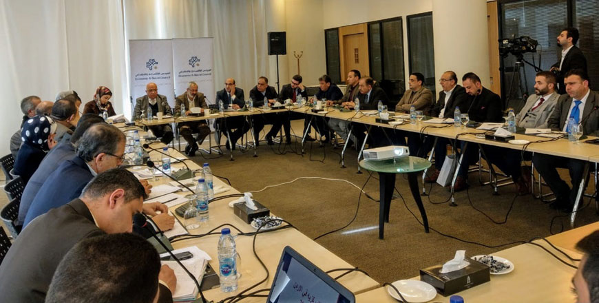The Economic and Social Council holds the first session of the government’s national dialogue on decentralisation on Wednesday (Petra photo)
