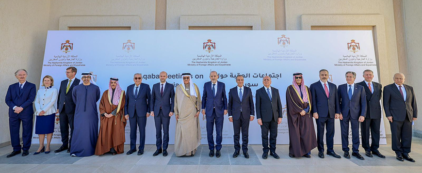 The Arab Contact Group on Syria concludes a meeting on Saturday in Aqaba to discuss the latest developments in the Syrian crisis and outline steps towards a peaceful resolution (Al Rai photo)