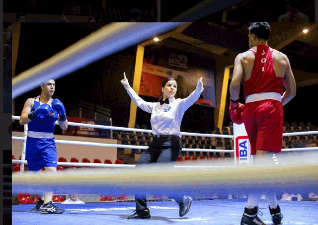 Manar Al Younis is one of two Jordanian women who made history as the Kingdom’s first female boxing referees (Photo courtesy of Manar Al Younis)