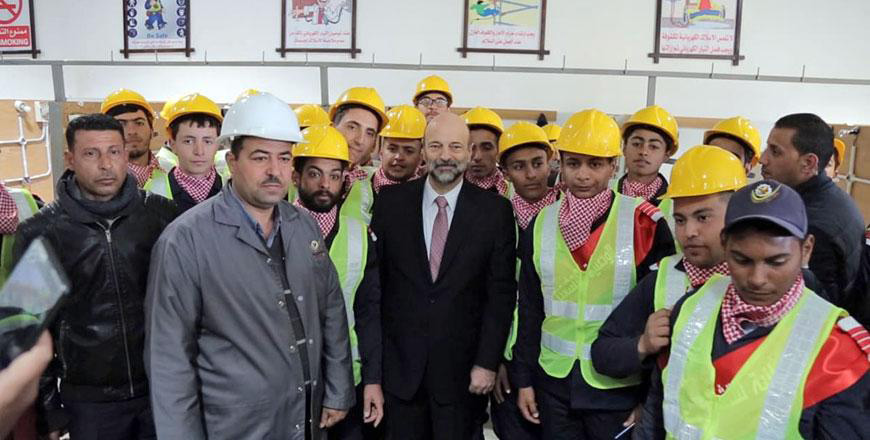   Prime Minister Omar Razzaz attends the launch of the ‘National Service’ programme in June 2019 (Petra file photo)