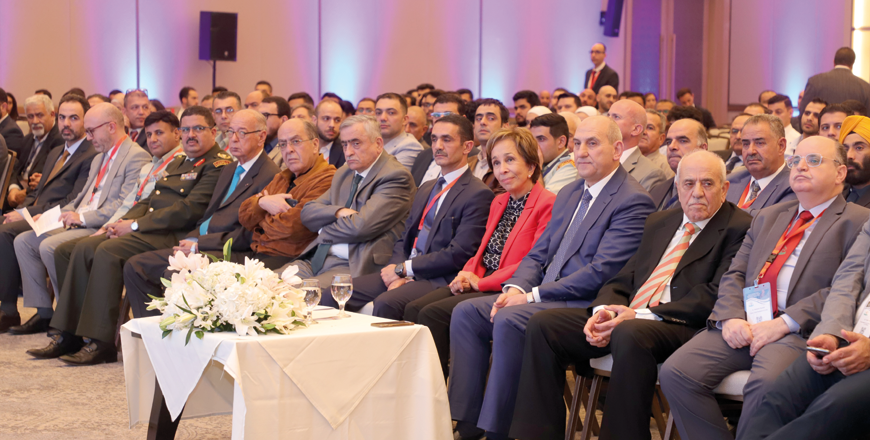 HRH Princess Basma Bint Talal and other guests at the inauguration of the 13th International Conference of the Jordan Orthopaedic Association, on Wednesday (Petra Photo)