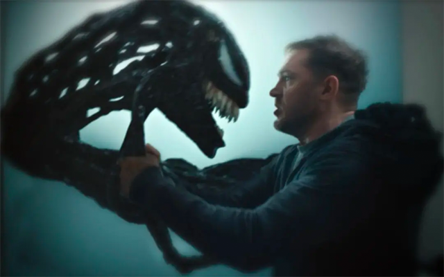 Venom: The Last Dance,’ starring Tom Hardy as the titular anti-hero, held tight to the top spot in North American theatres this past weekend (AFP photo)