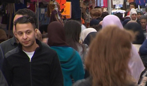 This April 13 file image taken from video of Salah Abdeslam (left) the fugitive from the November 13 Paris attacks whose capture appears to have precipitated the March 22 bombing in Brussels (AP photo)