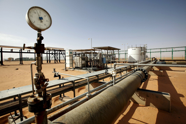 A general view of the El Sharara oilfield Libya (Reuters file photo)