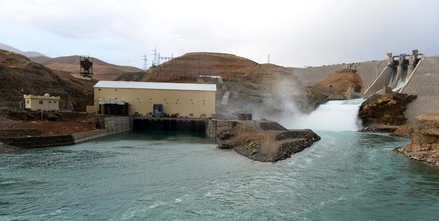 In this photograph taken on Thursday, the Salma Hydroelectric Dam is seen at Chishti Sharif in Afghanistan's Herat province (AFP photo)