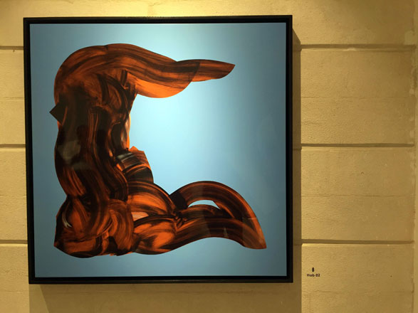 Work by Hamza Bounoua on display at Wadi Finan Gallery until September 25 (Photo by Suzanna Goussous)