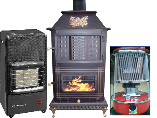 Families are advised to keep their homes ventilated when using heaters to avoid gas inhalation or carbon monoxide poisoning