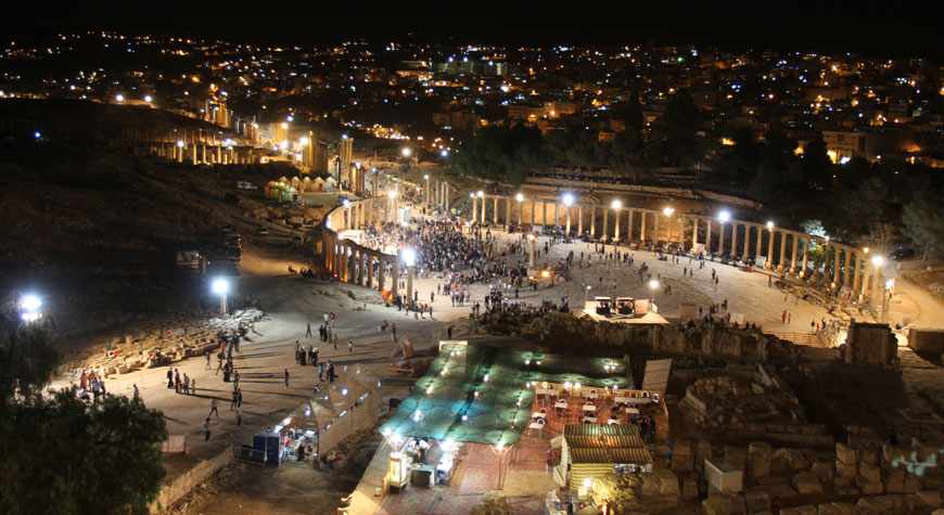 The Jerash festival is held in the ancient Greco-Roman town of Jerash, known in old times as Gerasa (File photo)