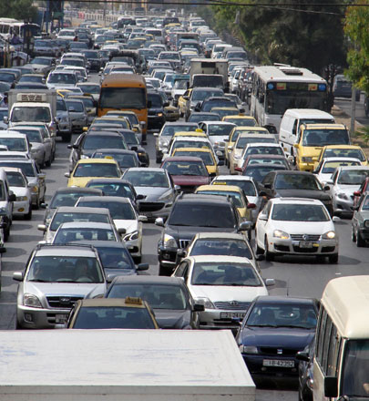 The Greater Amman Municipality says establishing a metro system could help ease off traffic congestion (File photo)
