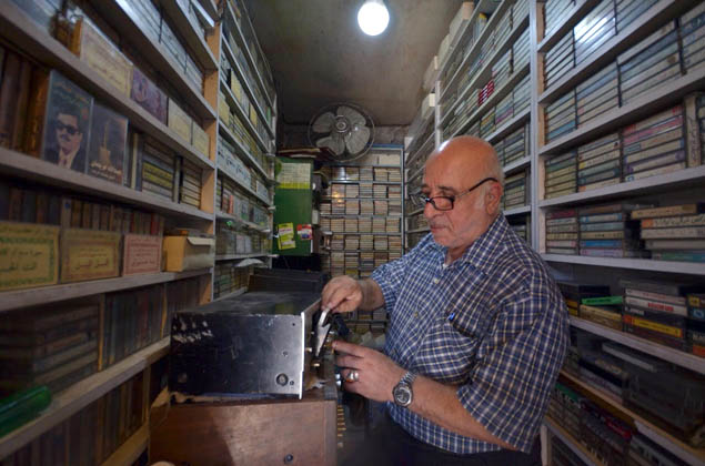 Tawfiq Mohammad established his store in downtown Amman in 1984 (Photo by Muath Freij)